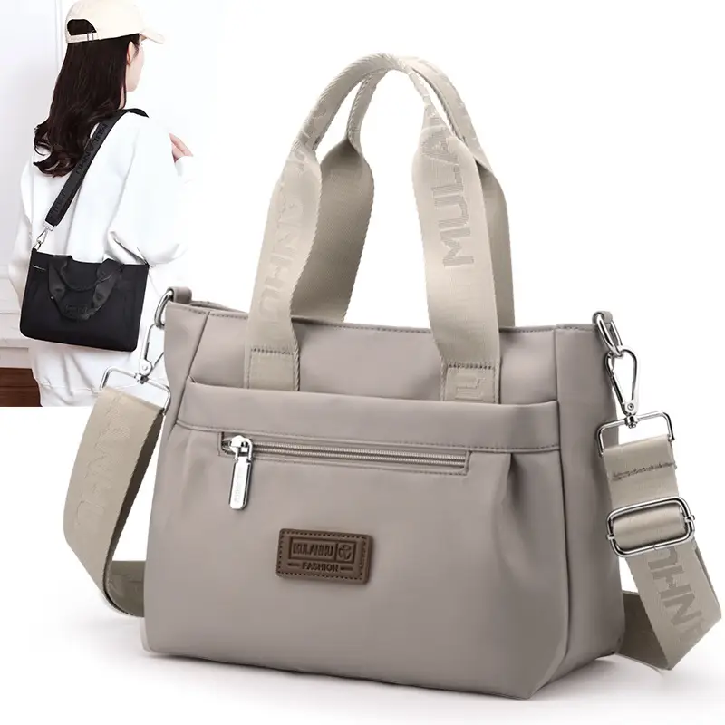 2024 New Moulan Grey Shoulder Bag with Crossbody Strap - Image 9
