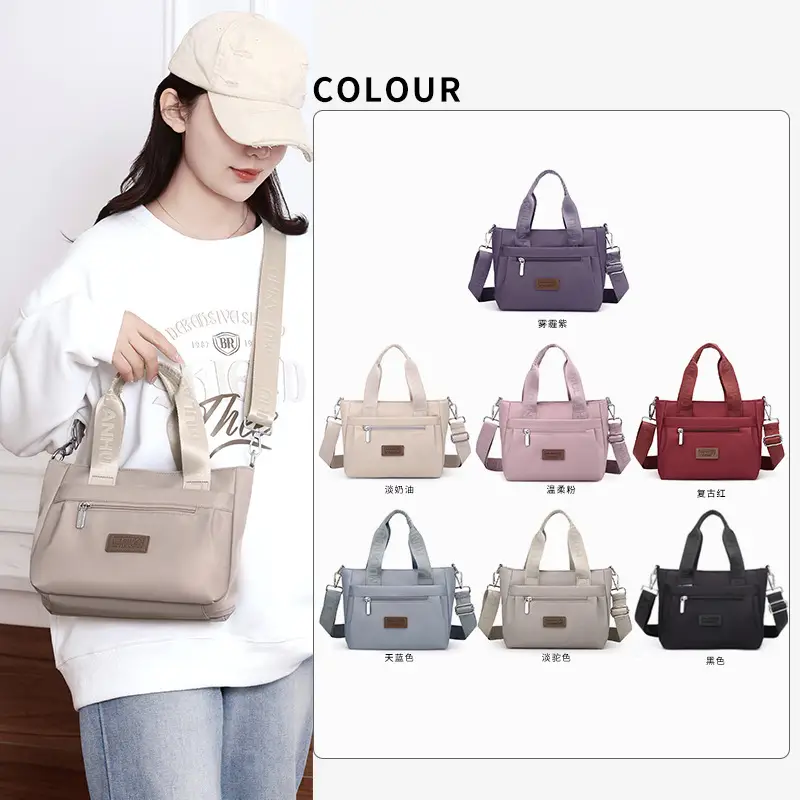 2024 New Moulan Grey Shoulder Bag with Crossbody Strap - Image 10