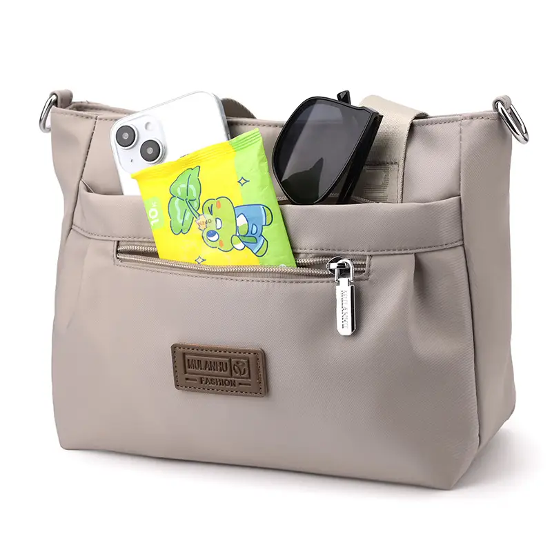 2024 New Moulan Grey Shoulder Bag with Crossbody Strap - Image 11