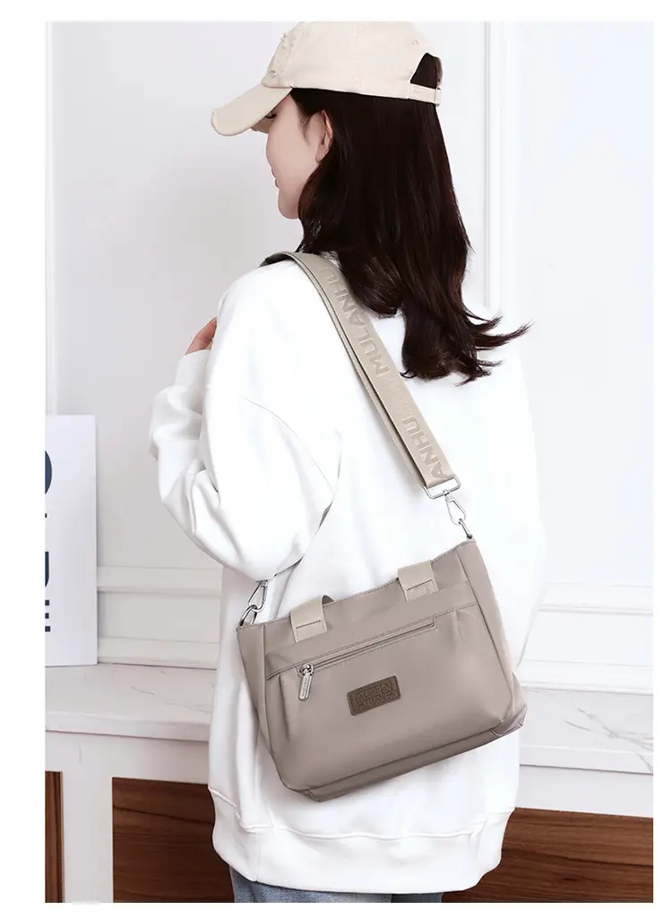 2024 New Moulan Grey Shoulder Bag with Crossbody Strap — feature 22