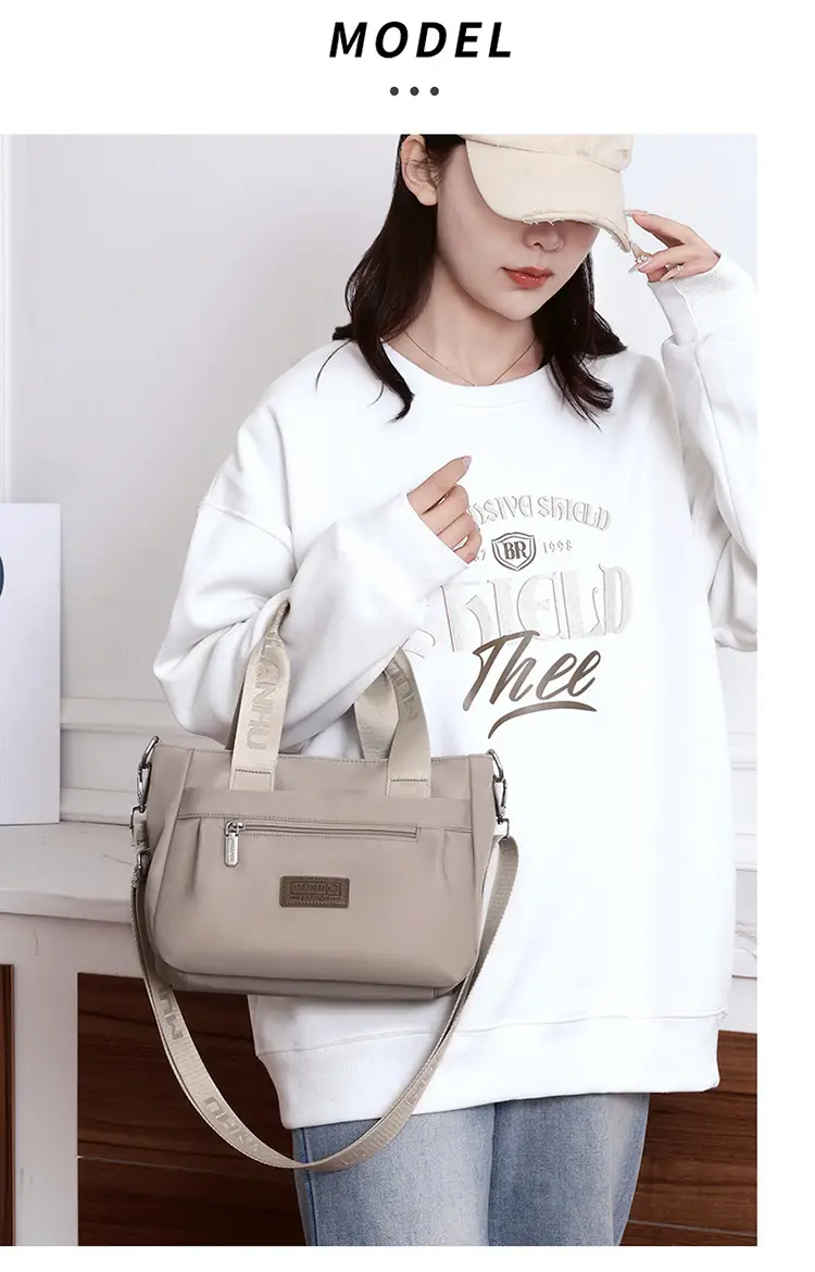 2024 New Moulan Grey Shoulder Bag with Crossbody Strap — feature 23