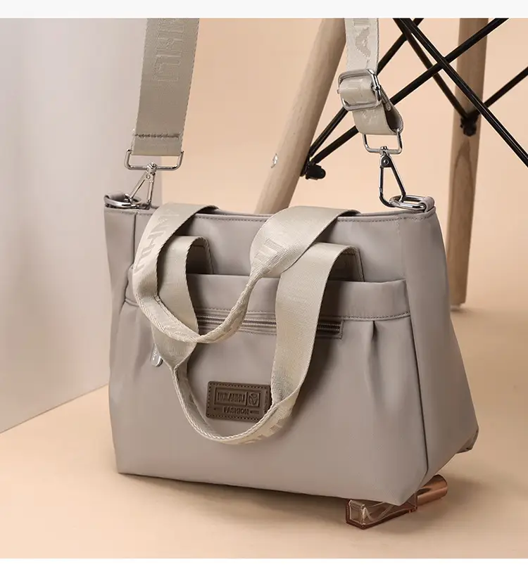 2024 New Moulan Grey Shoulder Bag with Crossbody Strap — feature 7
