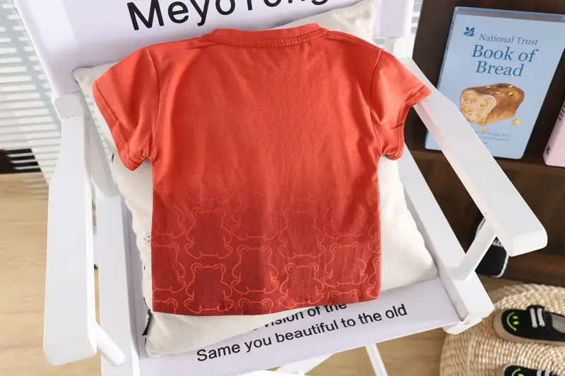 2025 Summer Boys Cotton T-Shirt & Denim Shorts Set — feature 14