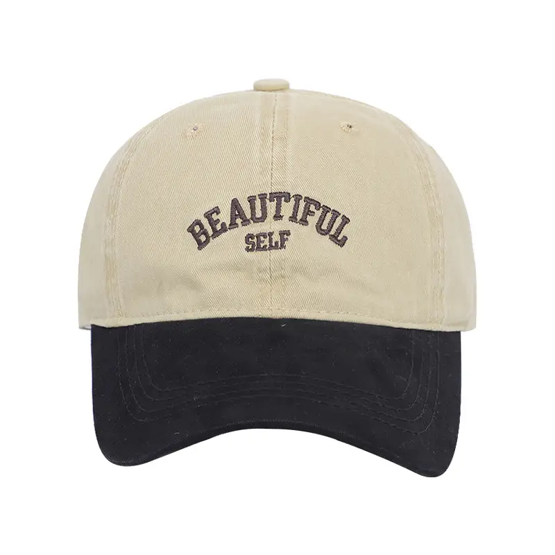 Army Green Vintage Baseball Cap with Self Embroidery - Image 10