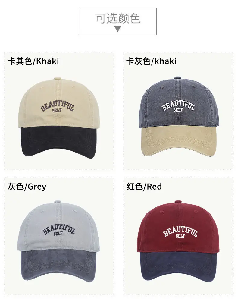Army Green Vintage Baseball Cap with Self Embroidery — feature 9