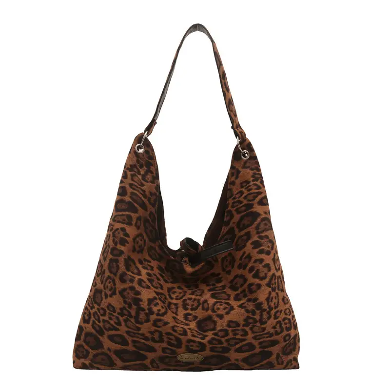 Leopard Tote Bag Large Capacity Casual Shoulder Underarm - Image 7