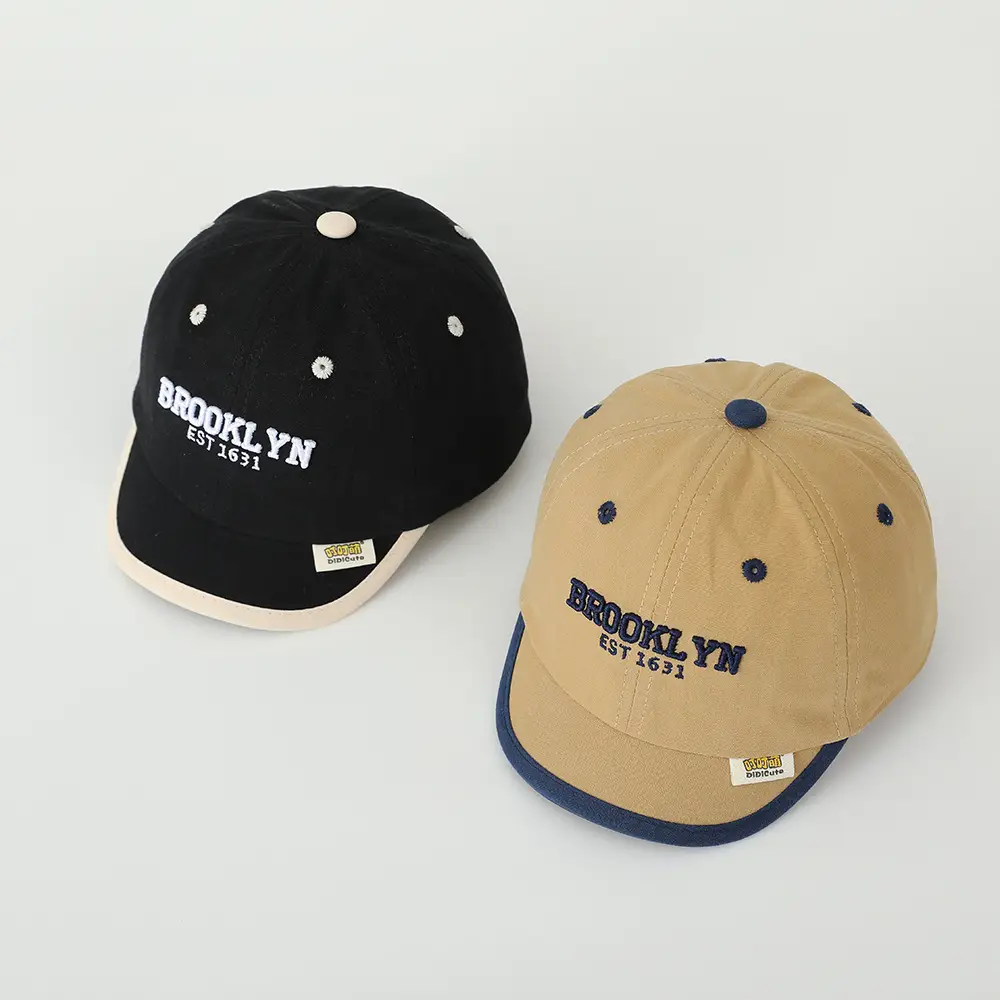 Spring 2025 Kids Baseball Caps with Embroidered Letters — feature 11
