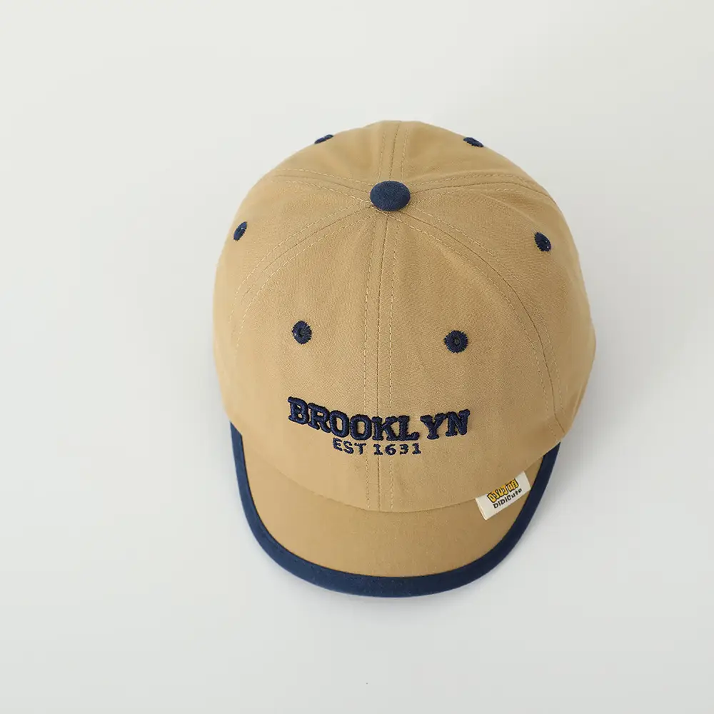 Spring 2025 Kids Baseball Caps with Embroidered Letters — feature 12