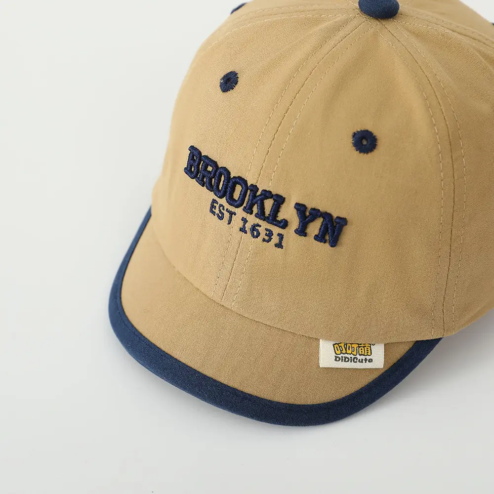 Spring 2025 Kids Baseball Caps with Embroidered Letters — feature 15