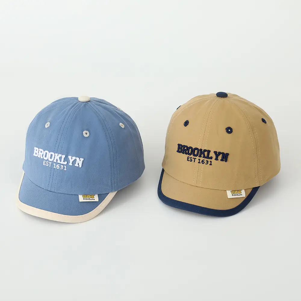 Spring 2025 Kids Baseball Caps with Embroidered Letters — feature 7