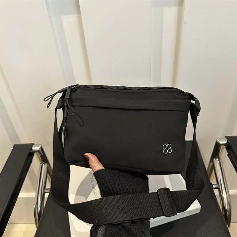 Women's 2024 Winter Shoulder Bag Black Lightweight Crossbody - Image 8