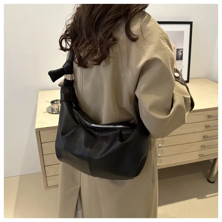 2024 Korean Style Shoulder Bag Large Capacity Black — feature 15