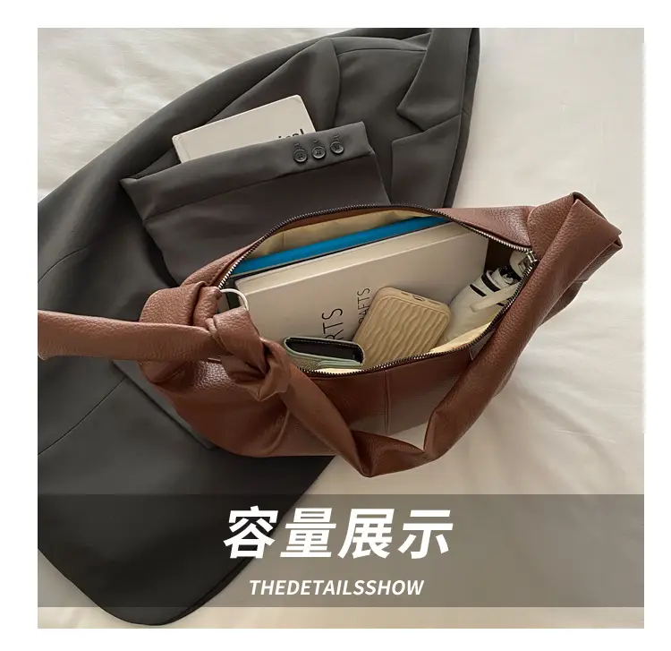 2024 Korean Style Shoulder Bag Large Capacity Black — feature 5