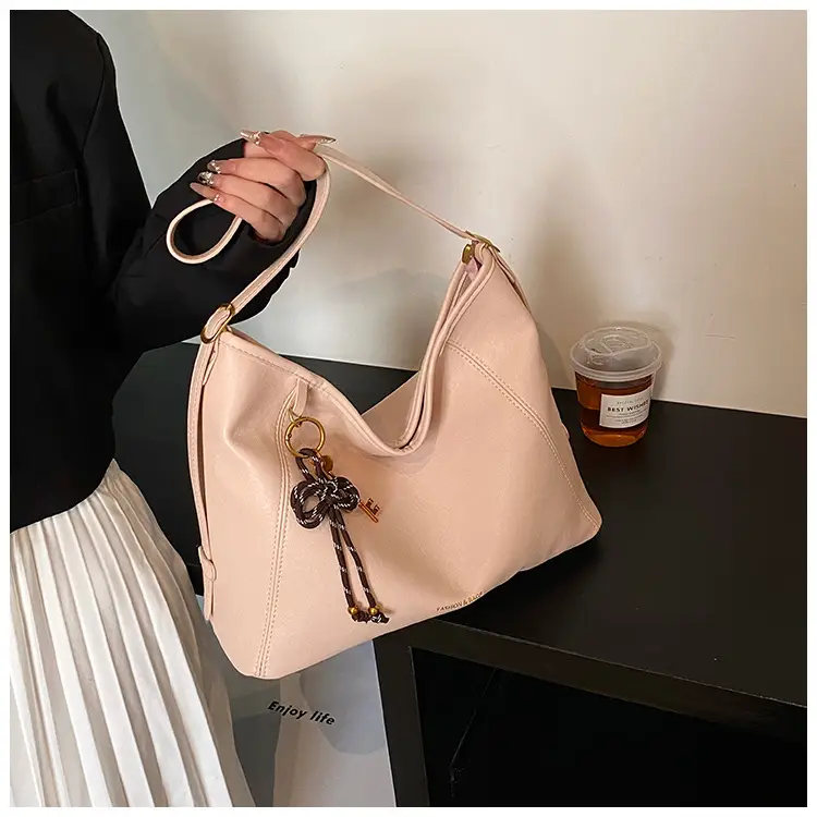 Women's White Retro Shoulder Crossbody Bag Large Capacity — feature 17