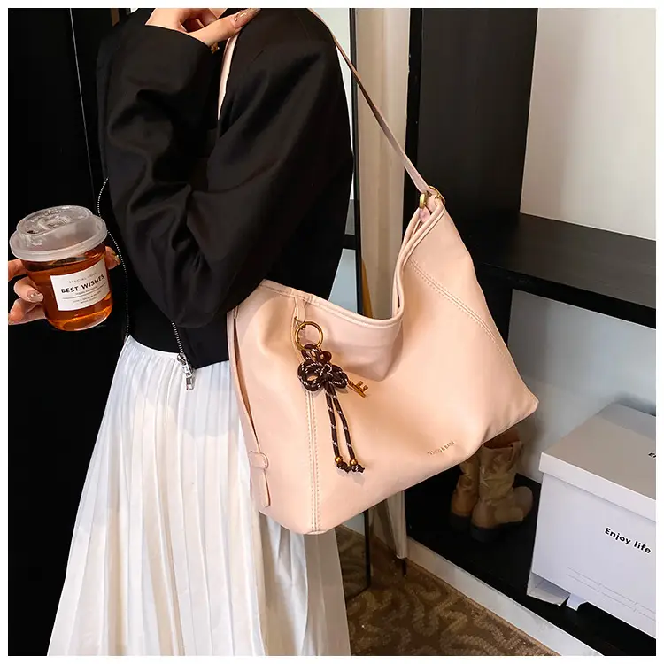 Women's White Retro Shoulder Crossbody Bag Large Capacity — feature 21