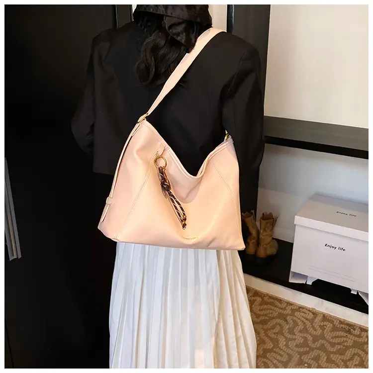 Women's White Retro Shoulder Crossbody Bag Large Capacity — feature 26