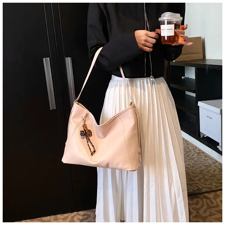 Women's White Retro Shoulder Crossbody Bag Large Capacity — feature 27
