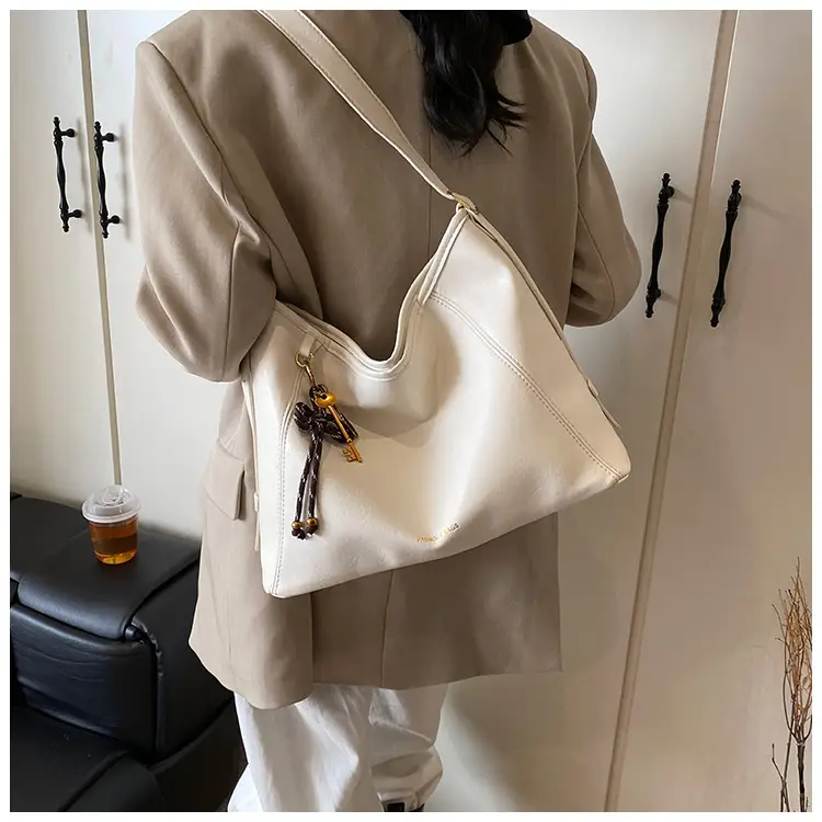 Women's White Retro Shoulder Crossbody Bag Large Capacity — feature 43