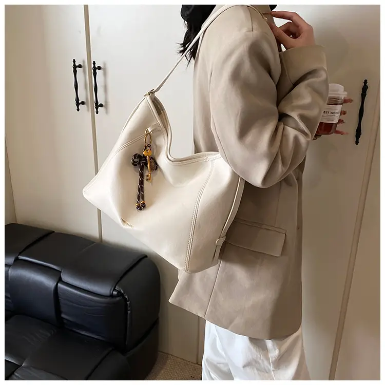 Women's White Retro Shoulder Crossbody Bag Large Capacity — feature 47