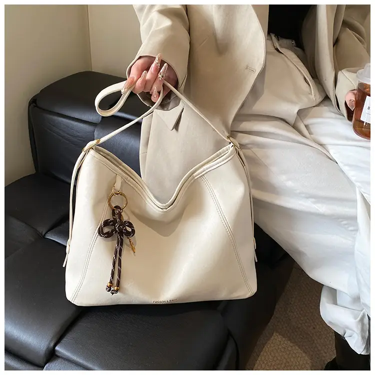 Women's White Retro Shoulder Crossbody Bag Large Capacity — feature 48