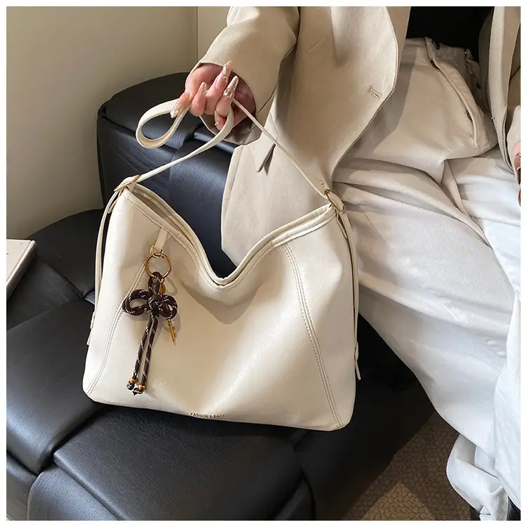 Women's White Retro Shoulder Crossbody Bag Large Capacity — feature 49