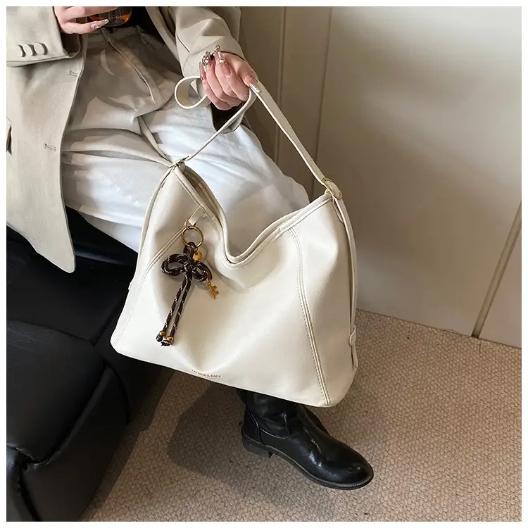 Women's White Retro Shoulder Crossbody Bag Large Capacity — feature 50