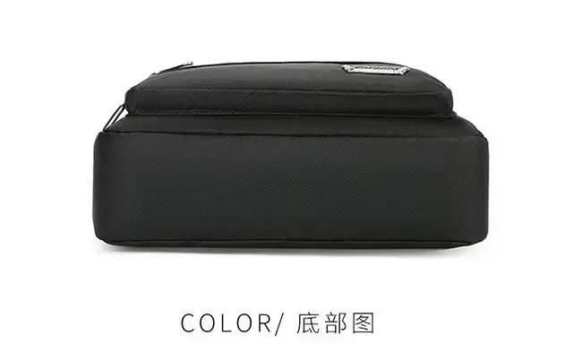 Men's Waterproof Satchel Shoulder Bag Black Multi-Layer — feature 30