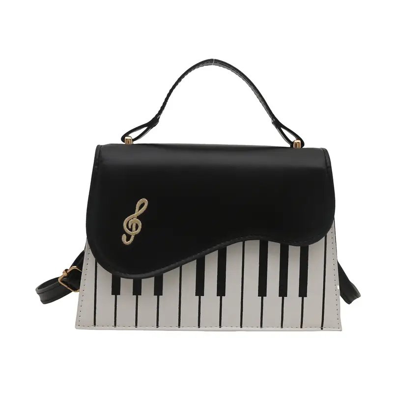 Women's Brown Piano Note Shoulder Bag 2024
