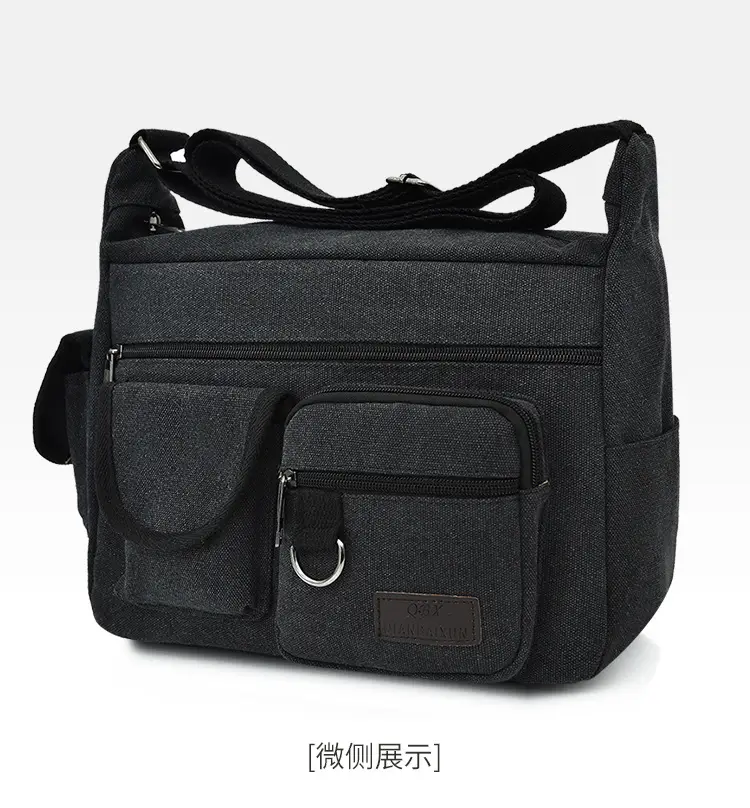 Extra Large Canvas Bag Men's Travel Tool Bag Olive Green — feature 20