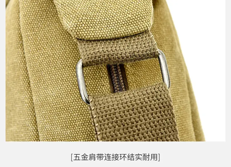 Extra Large Canvas Bag Men's Travel Tool Bag Olive Green — feature 33