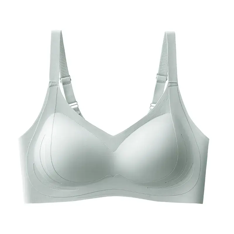 Plus Size Seamless Bra Without Steel Ring Gathered - Image 2