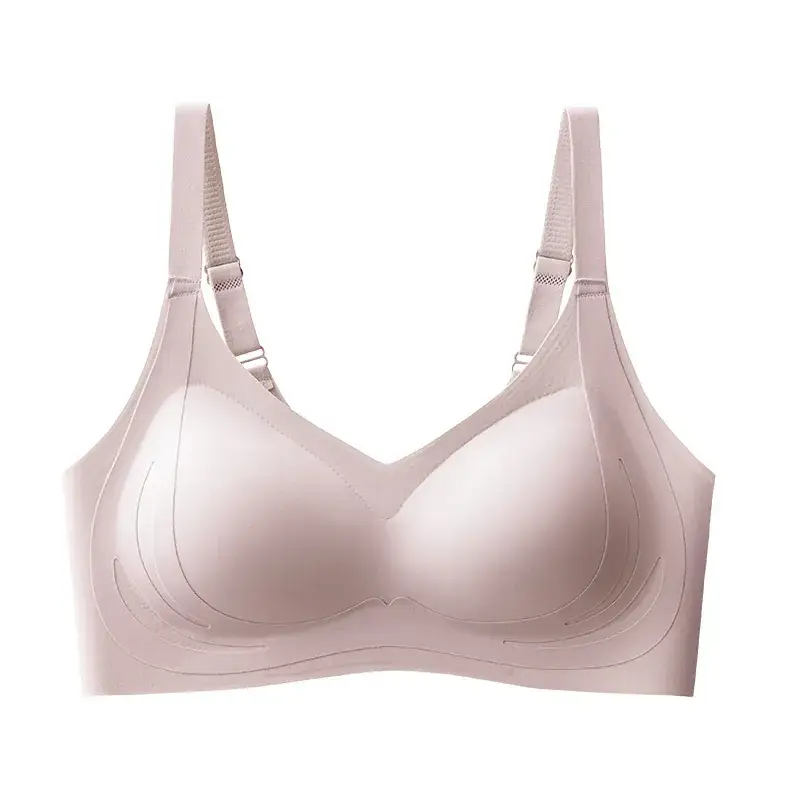 Plus Size Seamless Bra Without Steel Ring Gathered - Image 3