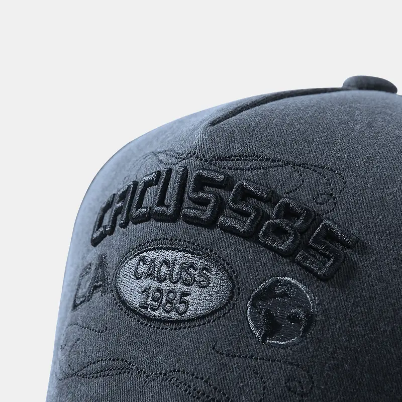 Men's Four Seasons Pure Cotton Baseball Cap Brown - Image 4