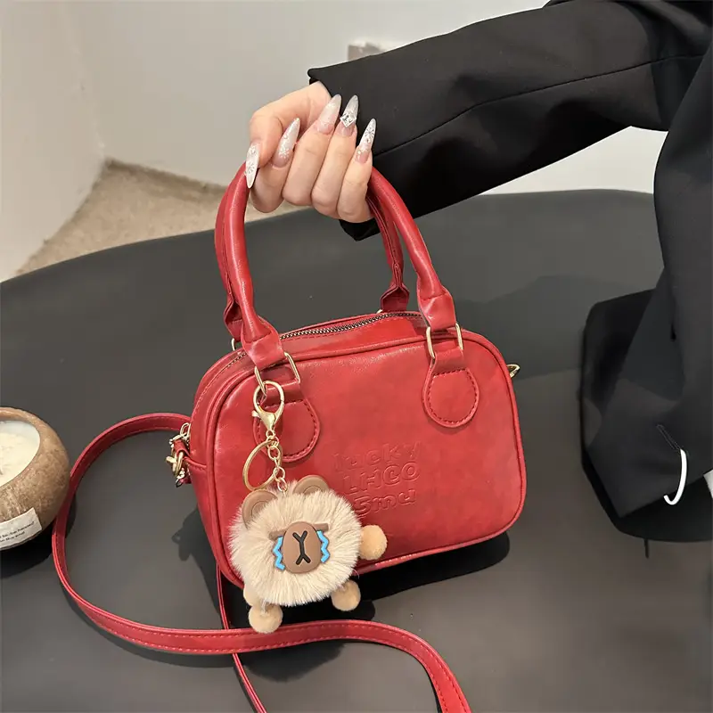 Small Square Bag 2024 Winter Korean Shoulder Messenger - Image 12