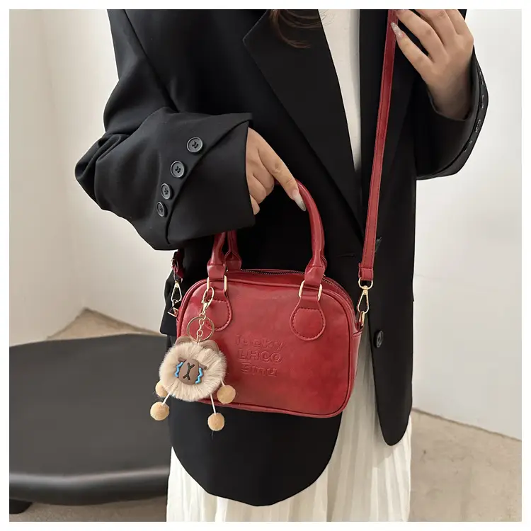 Small Square Bag 2024 Winter Korean Shoulder Messenger — feature 11