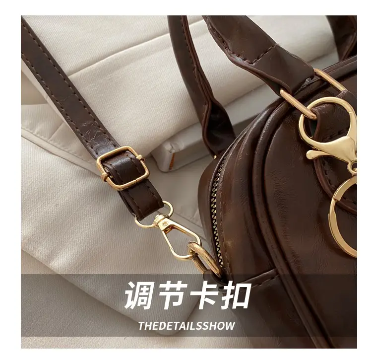 Small Square Bag 2024 Winter Korean Shoulder Messenger — feature 5