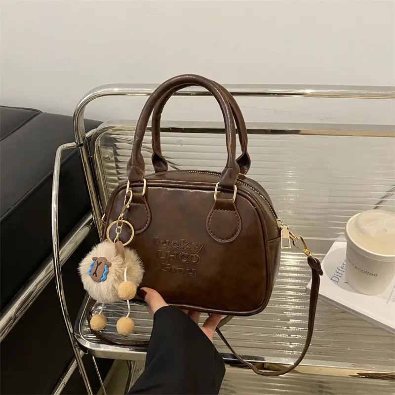 Small Square Bag 2024 Winter Korean Shoulder Messenger - Image 5
