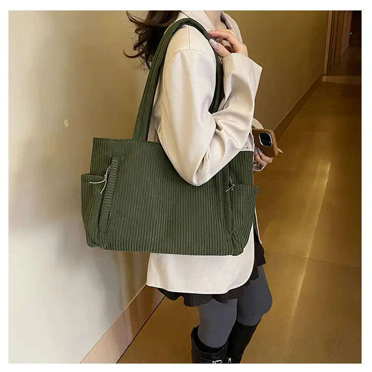 Green Ruffled Shoulder Bag for Women 2026 — feature 24