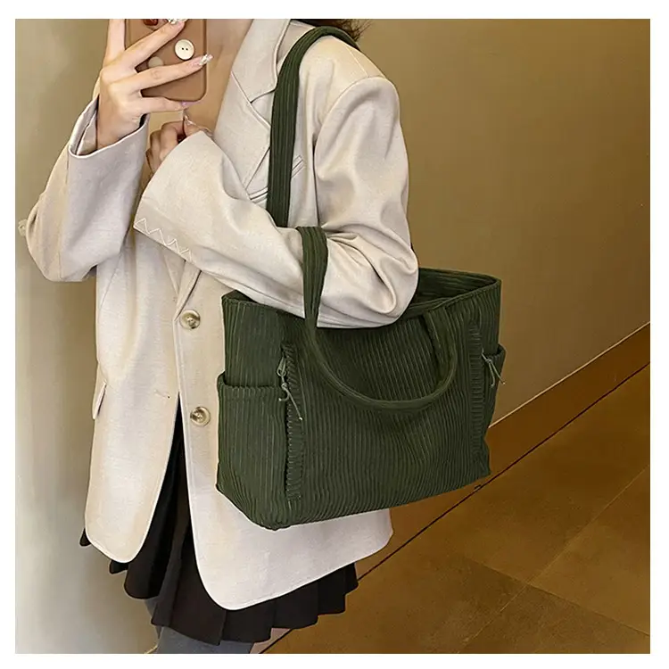 Green Ruffled Shoulder Bag for Women 2026 — feature 25