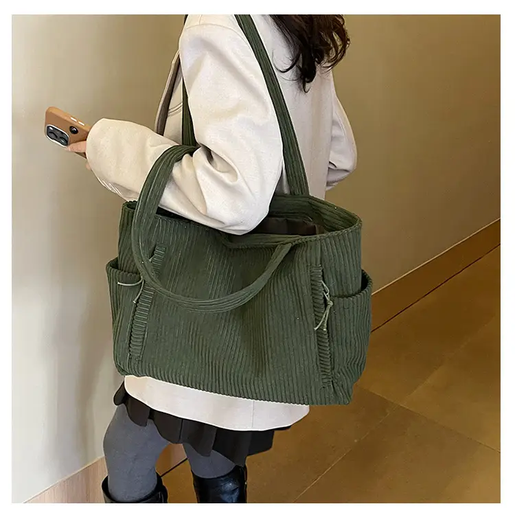 Green Ruffled Shoulder Bag for Women 2026 — feature 26