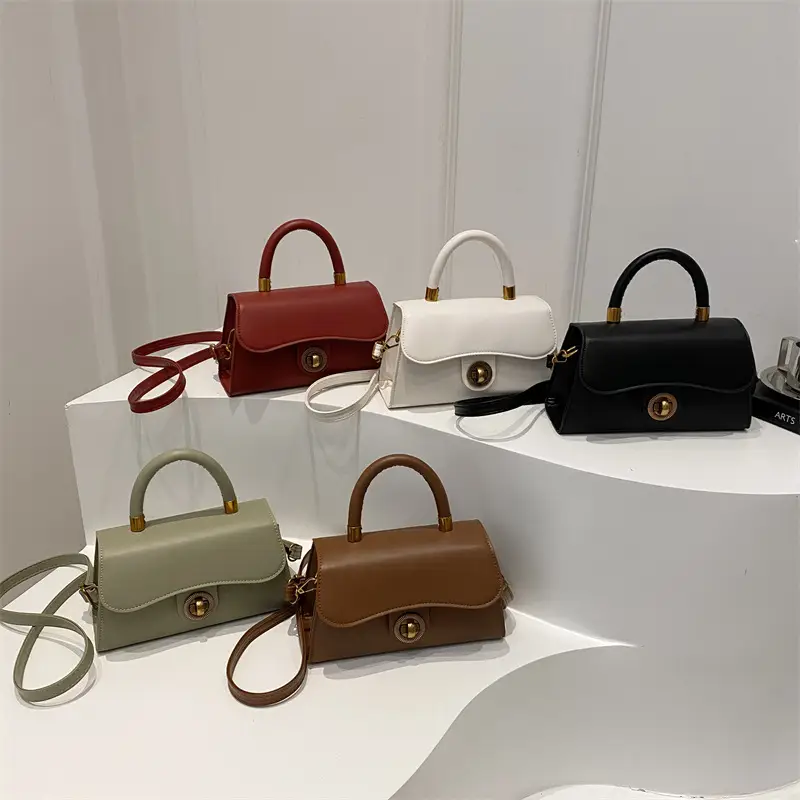 Black French Commuter Shoulder Bag 2025 Winter New - Image 9