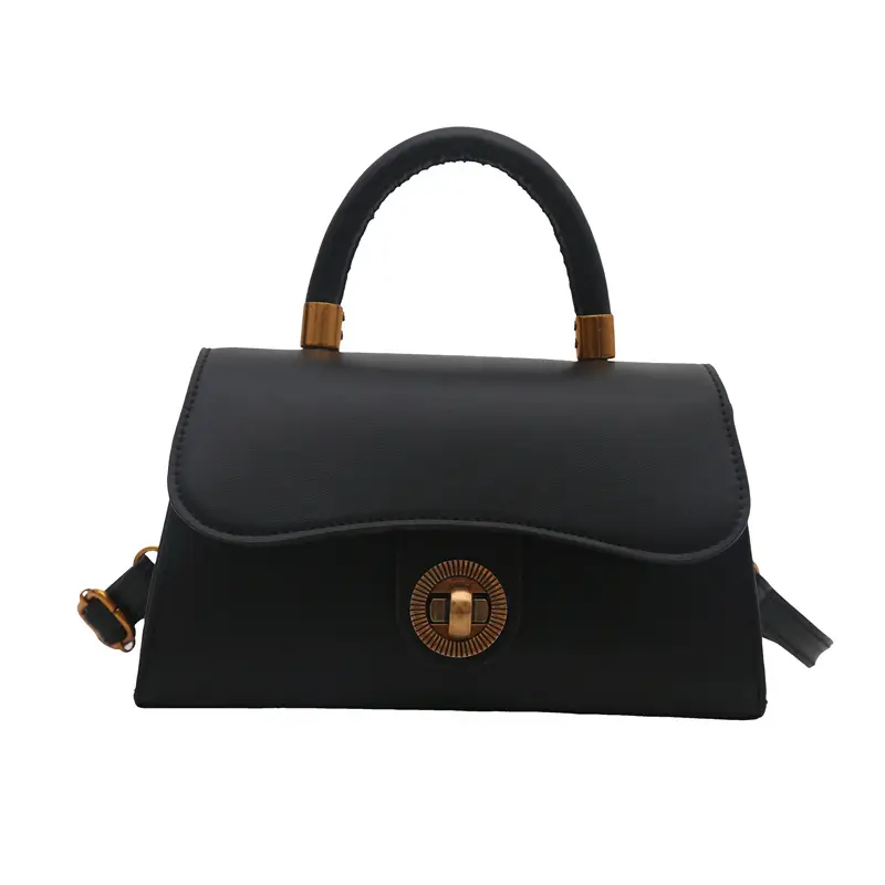 Black French Commuter Shoulder Bag 2025 Winter New - Image 10