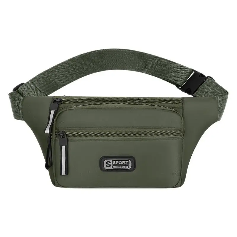 Men's Black Sports Waist Bag with Phone Holder - Image 9