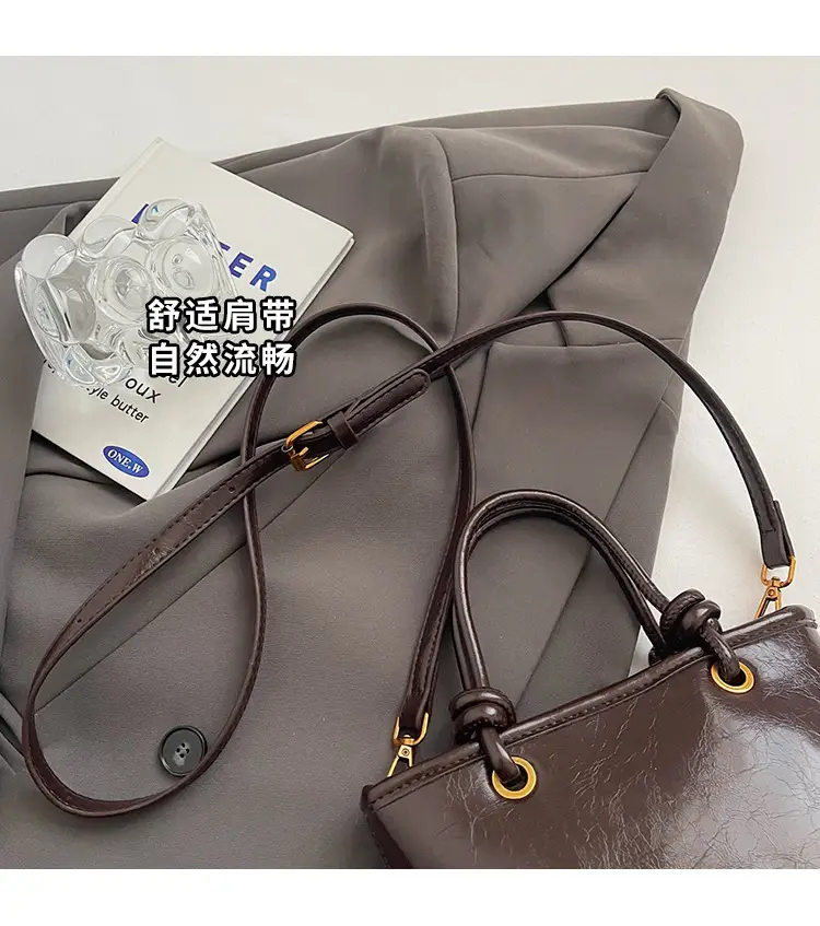 Red Crossbody Bag for Women with Doll Charm — feature 17