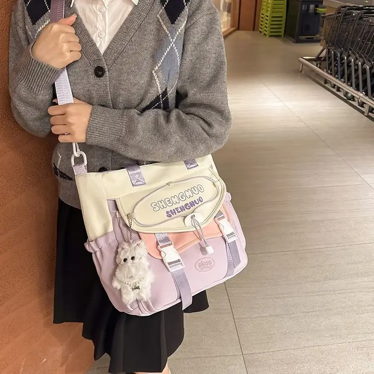 Japanese Style Crossbody Bag for Girls Large Capacity - Image 7