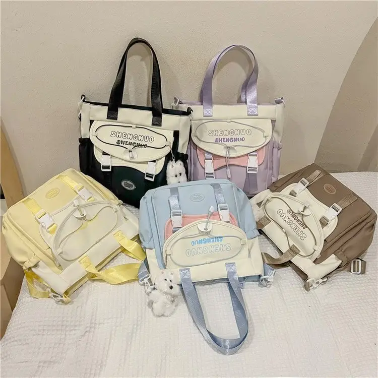 Japanese Style Crossbody Bag for Girls Large Capacity - Image 9