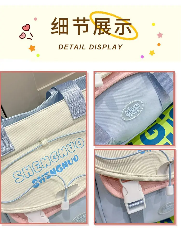 Japanese Style Crossbody Bag for Girls Large Capacity — feature 29