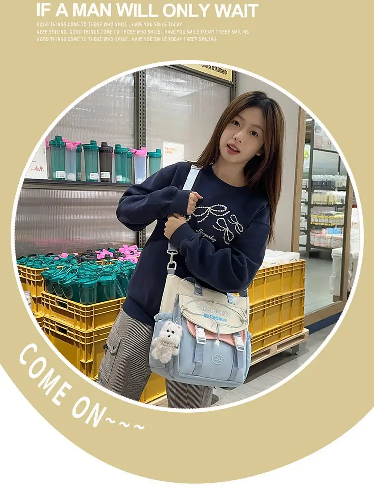 Japanese Style Crossbody Bag for Girls Large Capacity — feature 4