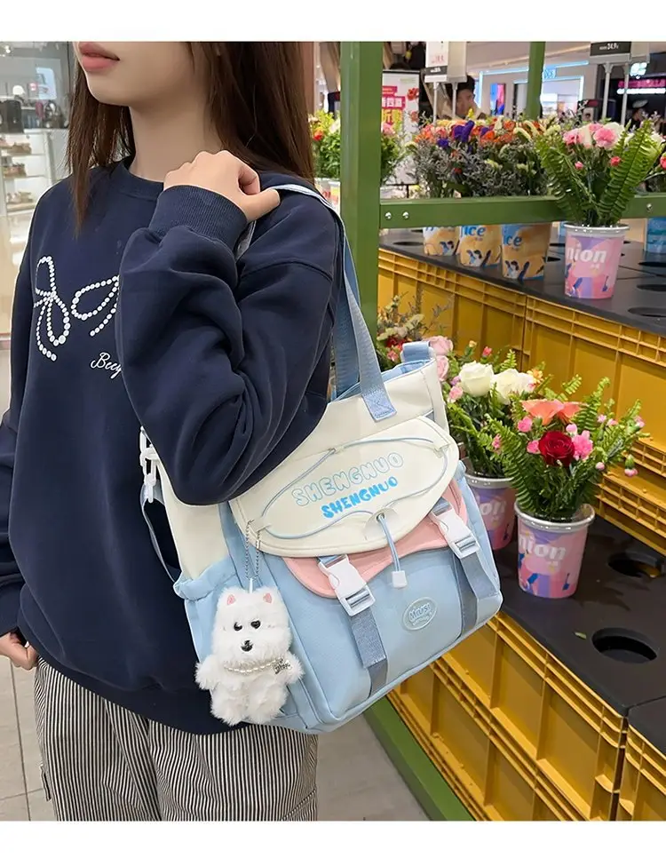 Japanese Style Crossbody Bag for Girls Large Capacity — feature 5