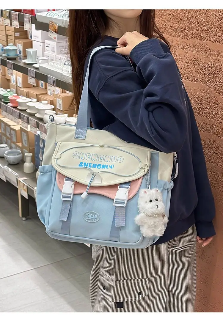 Japanese Style Crossbody Bag for Girls Large Capacity — feature 7